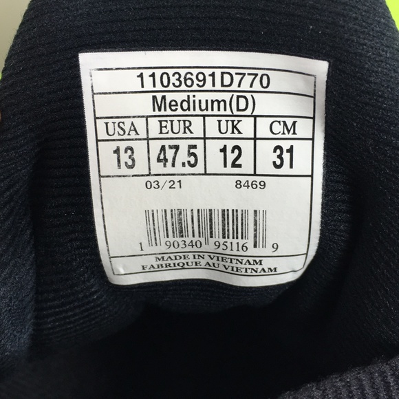 Brooks Ghost 14 Shoes Nightlife/Black Size 13 Med D Running Walking 1103691D770 - Picture 12 of 13